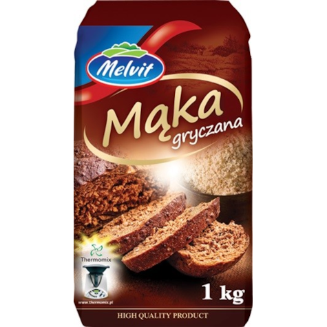 MELVIT MĄKA GRYCZANA 1kg/10