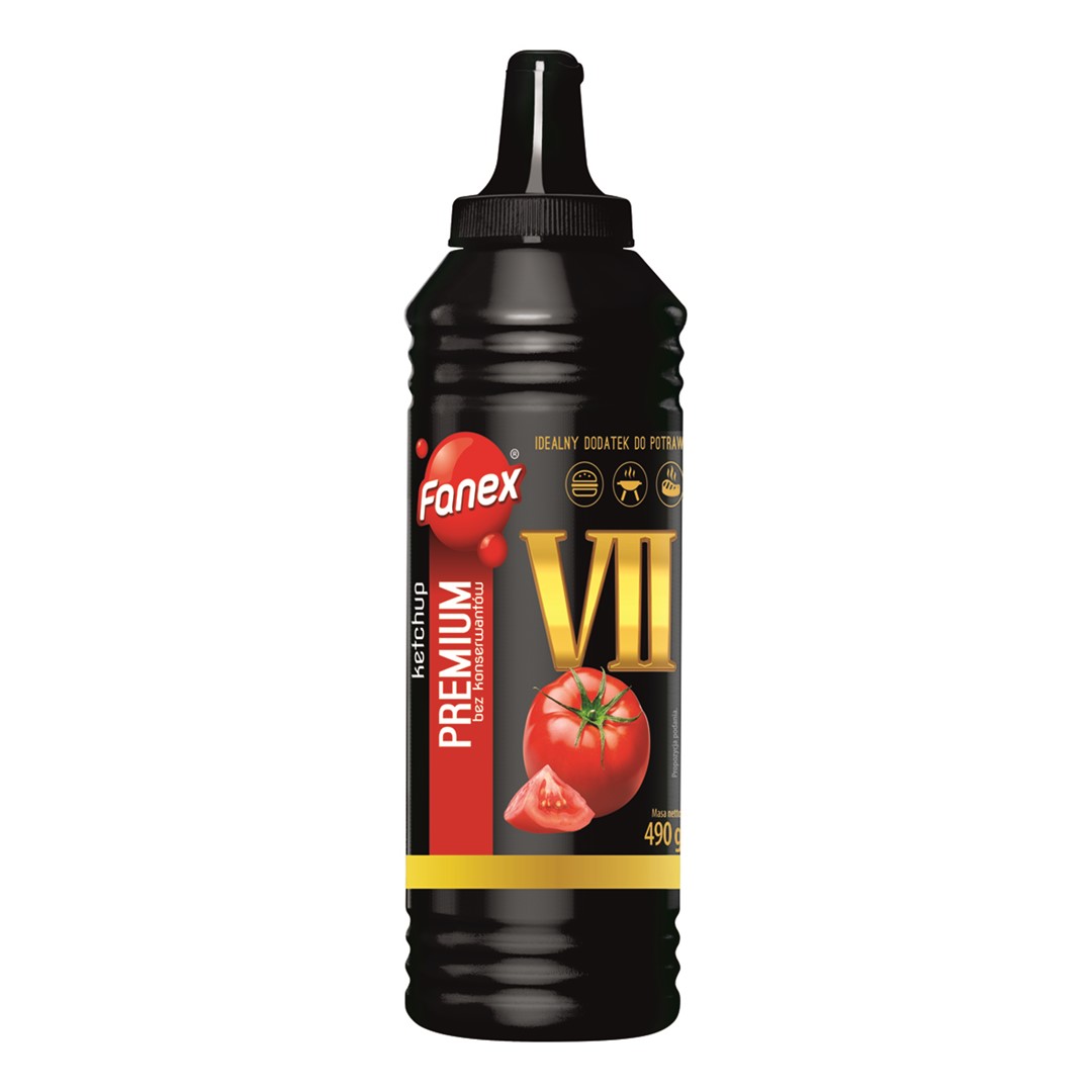 FANEX KETCHUP VII 490g/6 butelka plast.