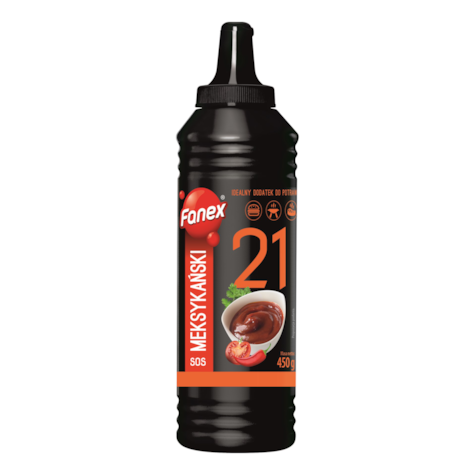 FANEX SOS MEKSYKAŃSKI PIKANTNY 450g/6 but. plast