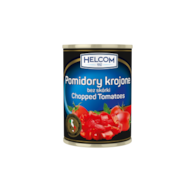 GREEK POMIDORY KROJONE 2500g/1500g (6) HELCOM