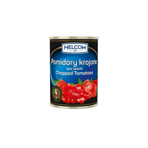 GREEK POMIDORY KROJONE 2500g/1500g (6) HELCOM