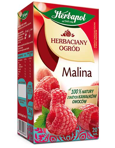 HERBAPOL HERBATA HERB OGR MALINA 20 tor 54g/10