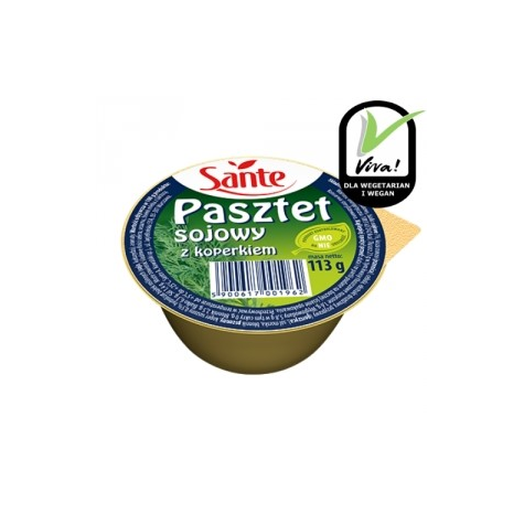 SANTE PASZTET SOJOWY KOPEREK 113g/12