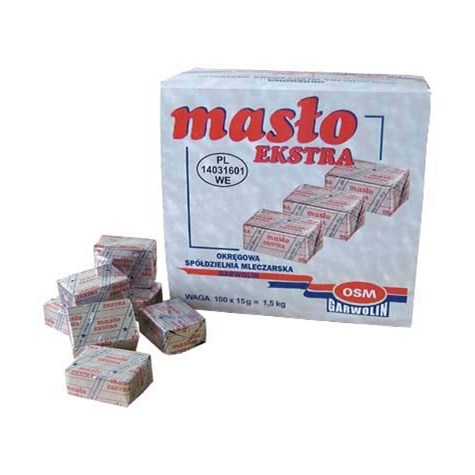 GARWOLIN MASŁO EXTRA porcjowe 15g/100