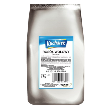 PRYMAT ROSÓŁ WOŁOWY INSTANT 1kg/10 torba