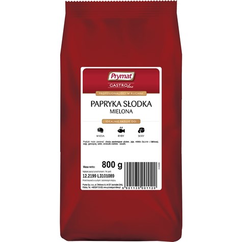 PRYMAT PAPRYKA SŁODKA 800g/10 torba