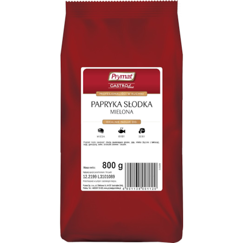 PRYMAT PAPRYKA SŁODKA 800g/10 torba