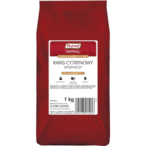 PRYMAT KWASEK CYTRYNOWY 1kg/10 torba