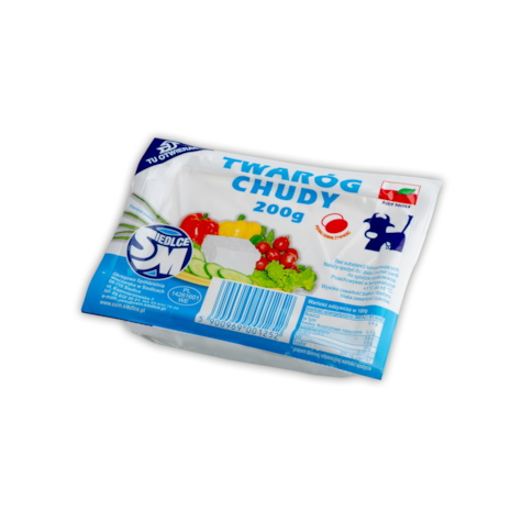 SIEDLCE TWARÓG KOSTKA CHUDY 200g