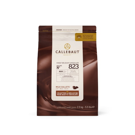 CALLEBAUT CZEKOLADA MLECZNA NR 823 33,6% 2,5kg