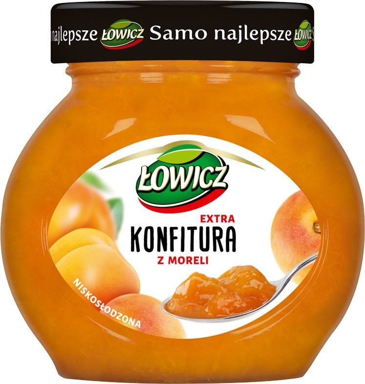 AGROS ŁOWICZ KONFITURA MORELA 240g/8