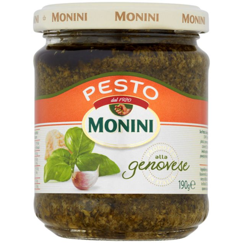 MONINI SOS PESTO GENOVESE Z BAZYLIĄ 190g (12)