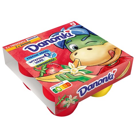 DANONE DANONKI MEGA TRUSK-WANIL/BANAN 4x90g/6