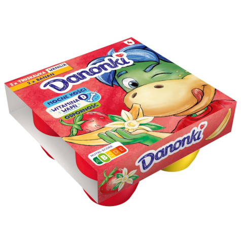 DANONE DANONKI MEGA TRUSK-WANIL/BANAN 4x90g/6