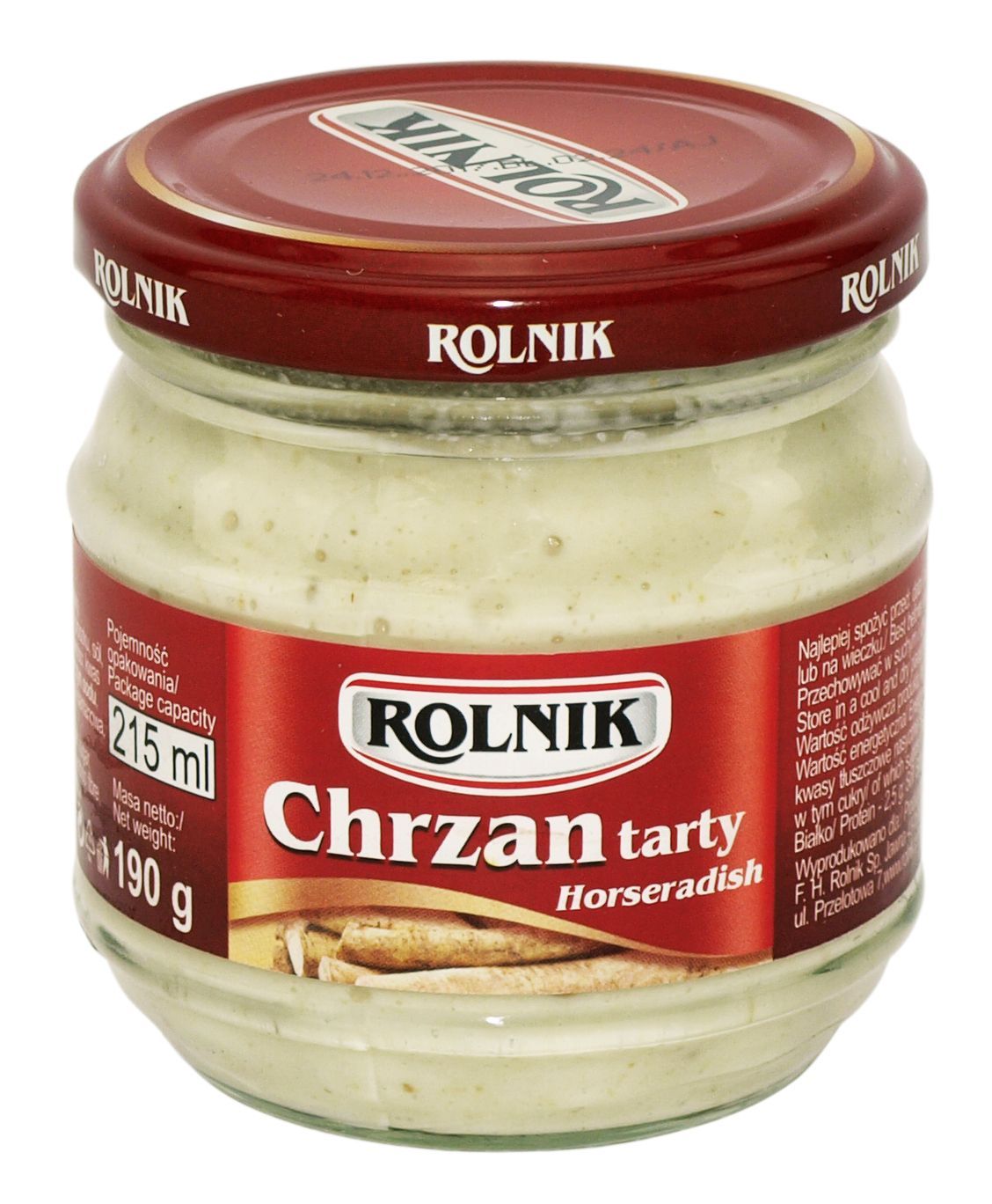 ROLNIK CHRZAN TARTY 215ml/190g (12)