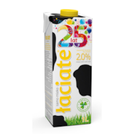 ŁACIATE MLEKO UHT 1,0L    2,0%    /12
