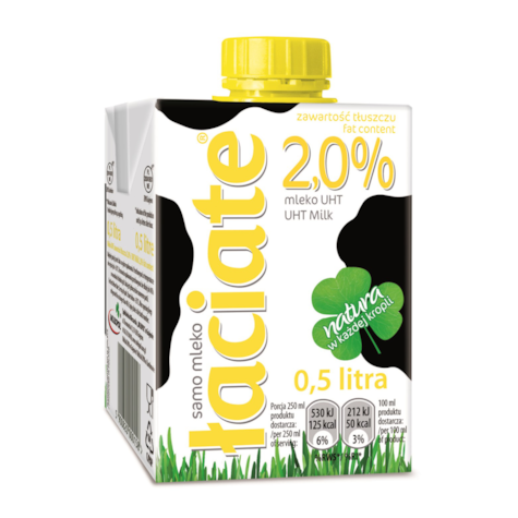 ŁACIATE MLEKO UHT 0,5L    2,0%    /8