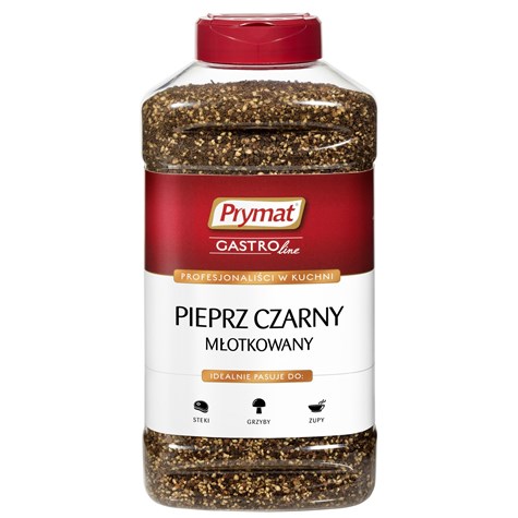 PRYMAT PIEPRZ CZARNY MŁOTKOWANY 770g/9 pet