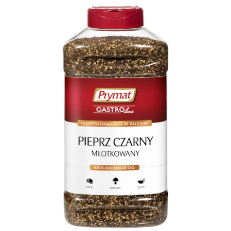 PRYMAT PIEPRZ CZARNY MŁOTKOWANY 770g/9 pet