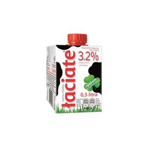 ŁACIATE MLEKO UHT 0,5L    3,2%    /8