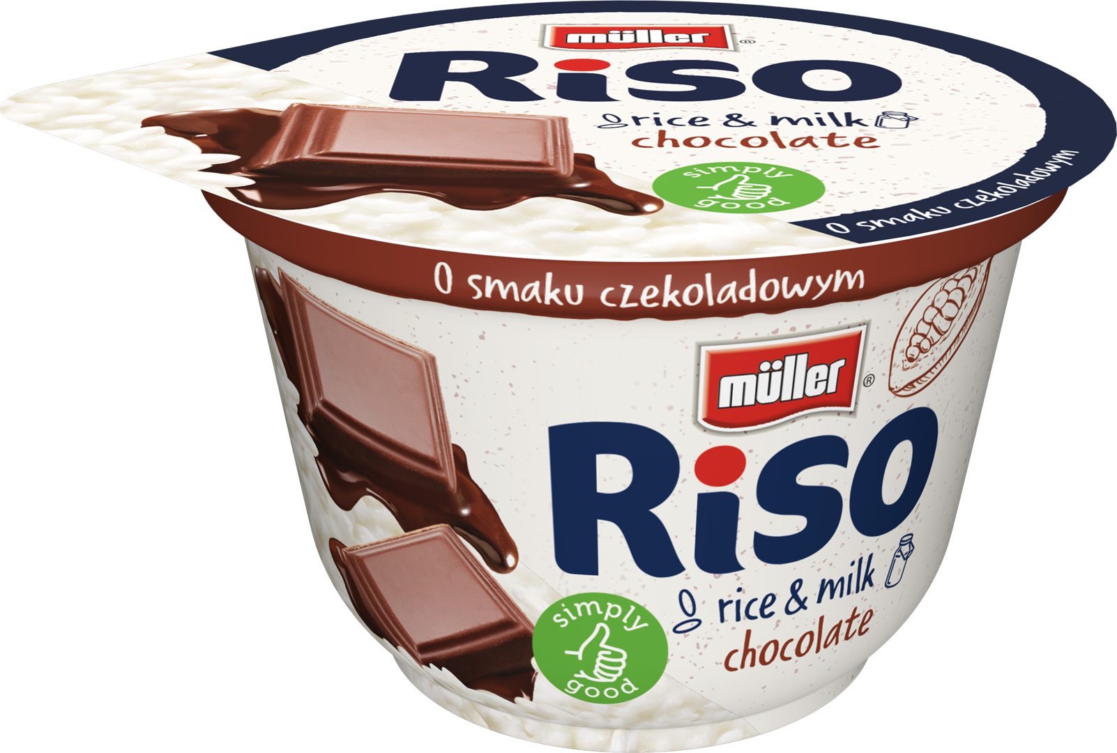 MULLER RISO CZEKOLADA 200g/12