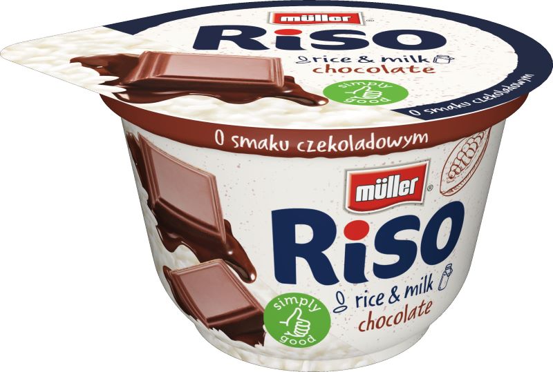 MULLER RISO CZEKOLADA 200g/12
