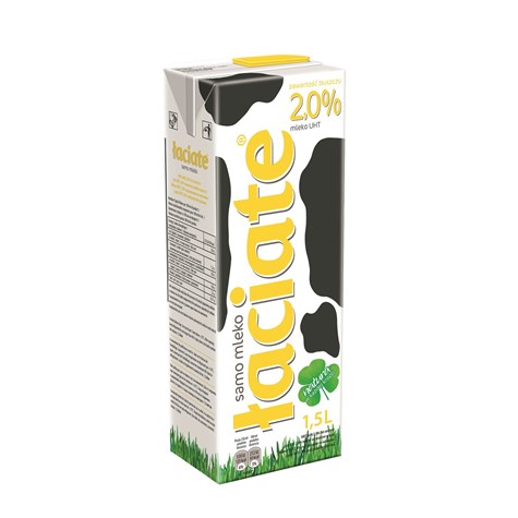 ŁACIATE MLEKO UHT 1,5L    2,0%    /8