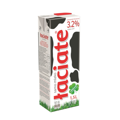 ŁACIATE MLEKO UHT 1,5L    3,2%    /8