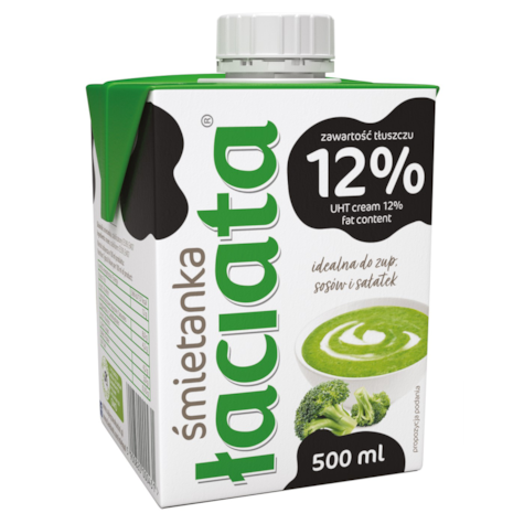 ŁACIATE ŚMIETANKA UHT 0,5L 12% (8)