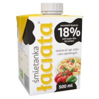 ŁACIATE ŚMIETANKA UHT 0,5L 18% (8)