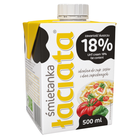 ŁACIATE ŚMIETANKA UHT 0,5L 18% (8)