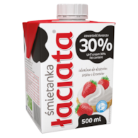ŁACIATE ŚMIETANKA UHT 0,5L 30% (8)
