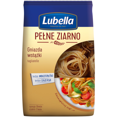 LUBELLA MAKARON 400g/8 WSTĄŻKA GNIAZDA PEŁNE ZIAR