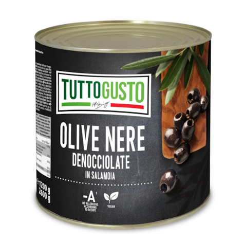 HUGLI OLIWKI CZARNE CAŁE W ZALEWIE 2,6kg/1,2kg/6