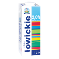 ŁOWICZ MLEKO UHT 1,0L 2,0% PREMIUM (12)