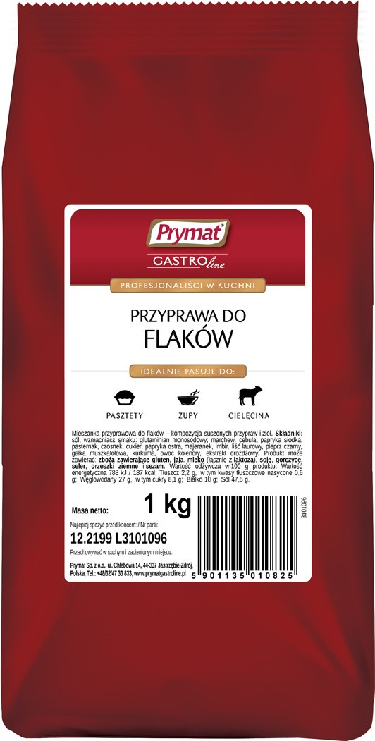 PRYMAT PRZYPRAWA DO FLAKÓW 1kg/10 torba