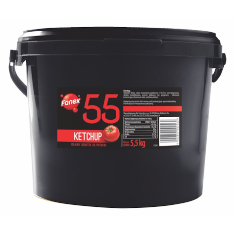 FANEX KETCHUP ŁAGODNY 5,5kg wiadro