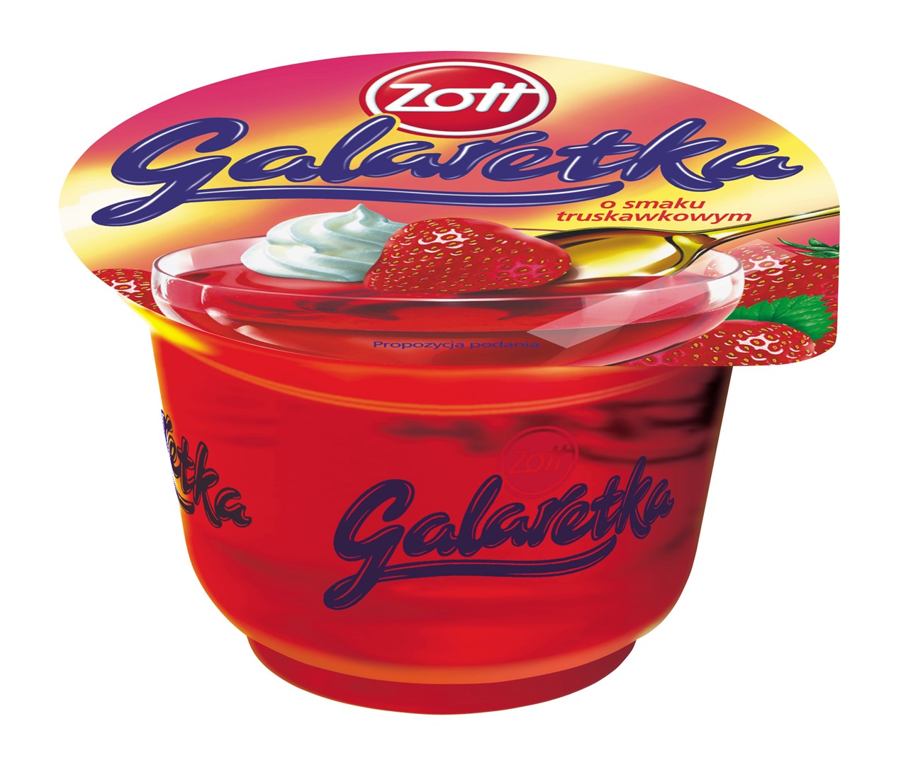 ZOTT GALARETKA TRUSKAWKA 175g/12