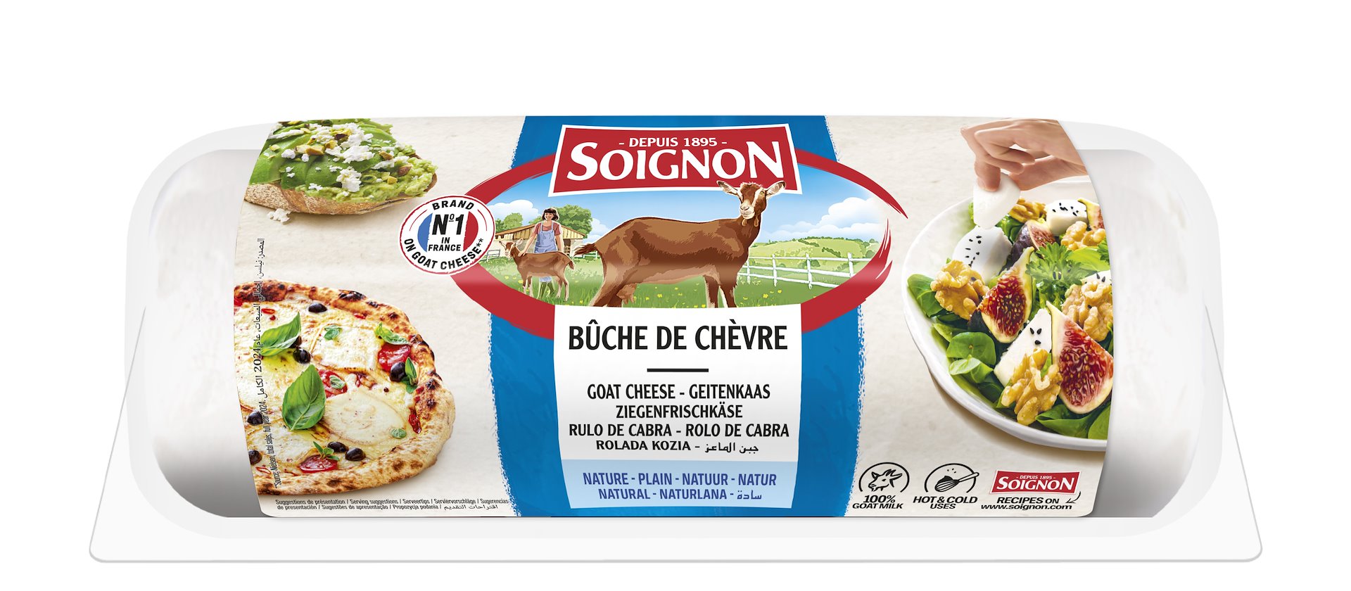 EURIAL ROLADA KOZIA NATURA SOIGNON ok 1kg twarogow