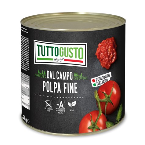 HUGLI PULPA POMIDOROWA POLPA FINE 2,5kg/6 TUTTO GU