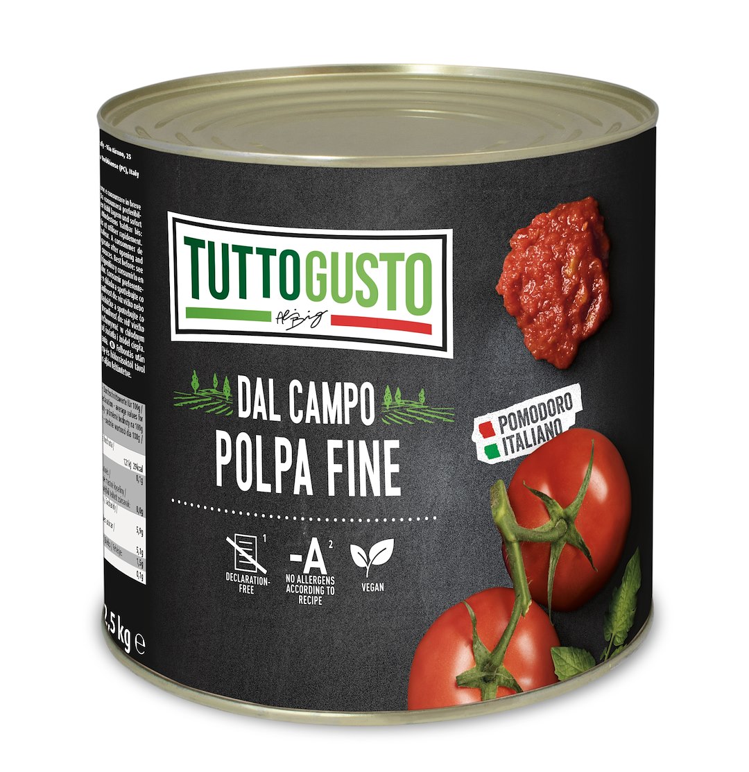 HUGLI PULPA POMIDOROWA POLPA FINE 2,5kg/6 TUTTO GU