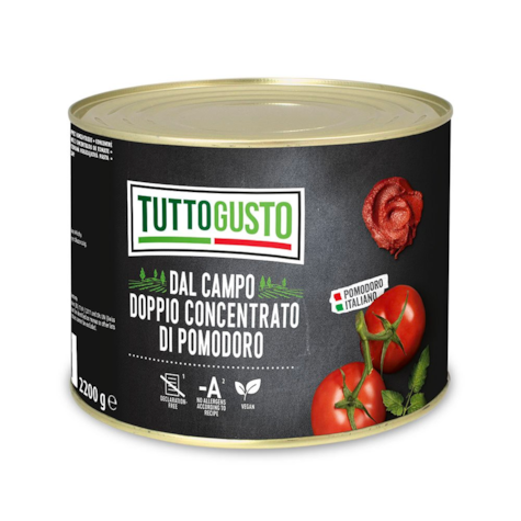 HUGLI KONCENTRAT POMIDOROWY DOPPIO 2,2kg/6 TUTTO