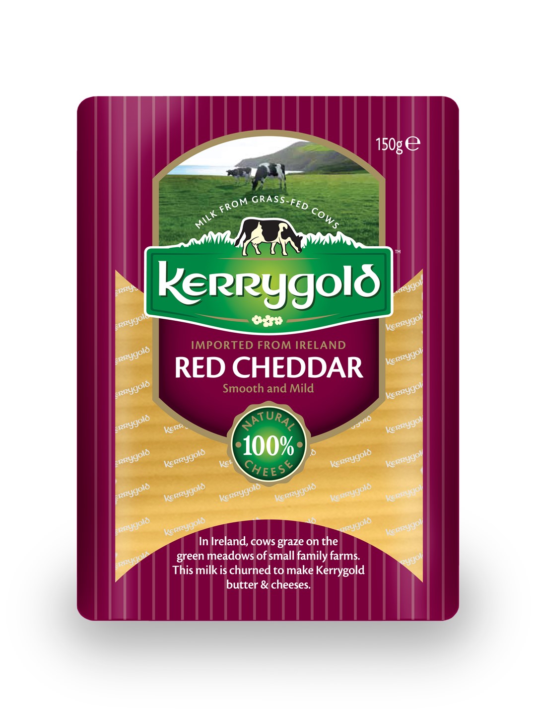 KERRYGOLD CHEDDAR PLASTRY RED 150g/10