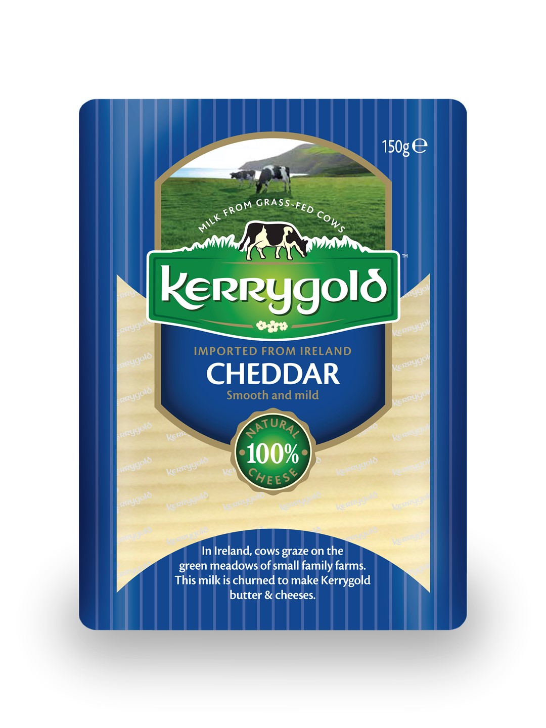 KERRYGOLD CHEDDAR PLASTRY WHITE 150g/10