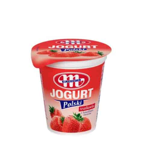 MLEKOVITA JOGURT POLSKI 150g TRUSKAWKA (20) kubek