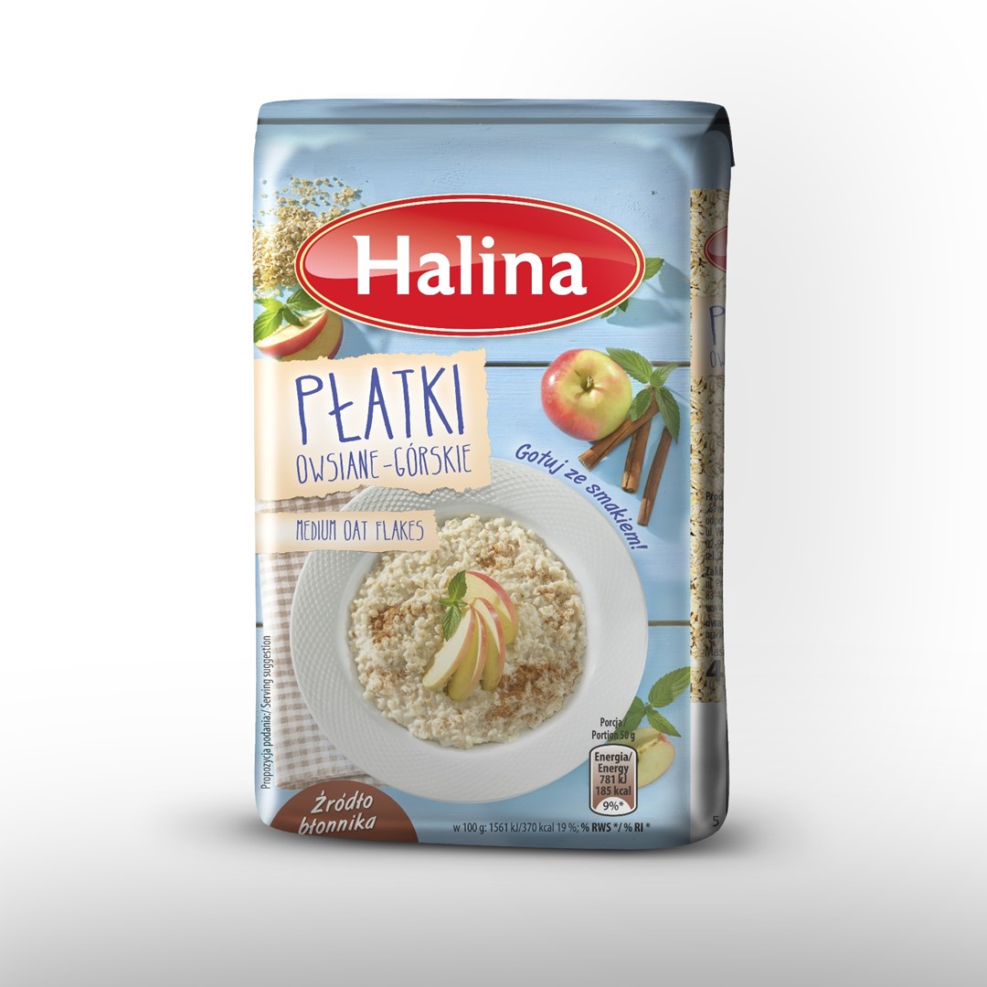 HALINA PŁATKI OWSIANE GÓRSKIE 0,4kg/10