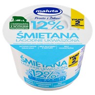 MALUTA ŚMIETANA NATURALNA 200g 12% (12)