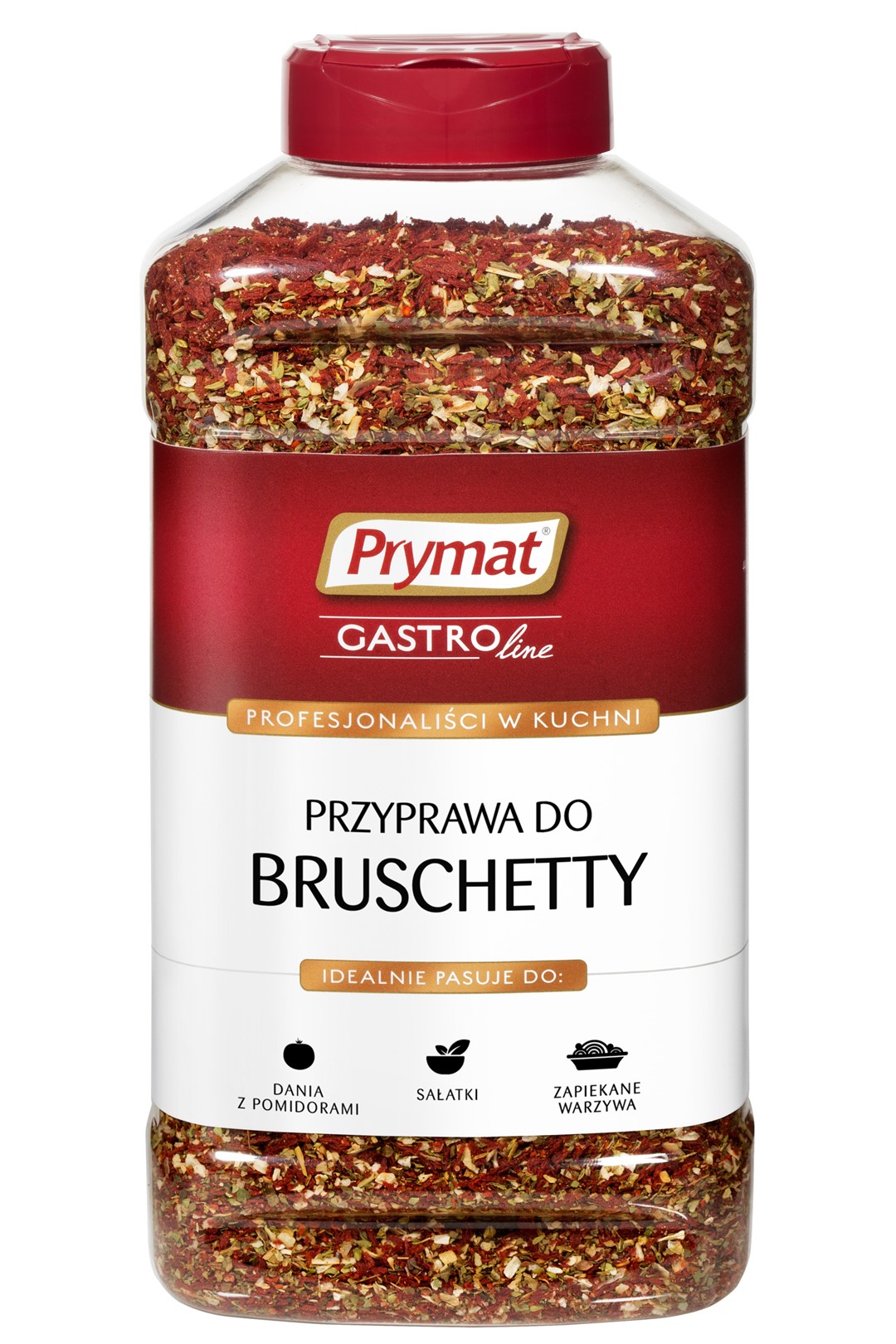 PRYMAT BRUSCHETTA POMID SUSZ Z BAZ I CZOS 500g/9