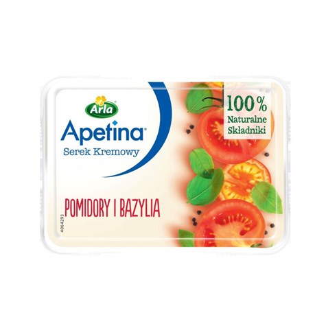 ARLA APETINA SERKI KREMOWE 125g/12 POMIDOR/BAZYLIA