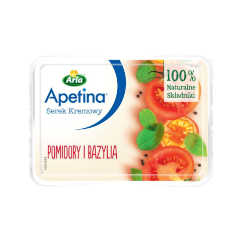 ARLA APETINA SERKI KREMOWE 125g/12 POMIDOR/BAZYLIA